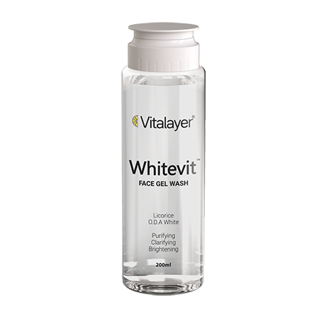 ژل-پاک-کننده-ضد-لک-و-روشن-کننده-وایت-ویت-Whitevit-ویتالیر-Vitalayer-