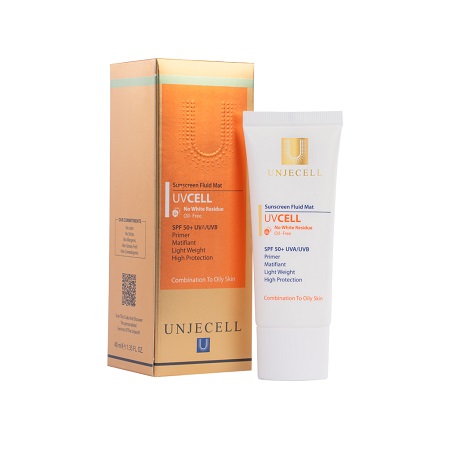 فلوئید-ضد-آفتاب-پوست-چرب-و-مختلط-بی-رنگ-FLUID-MATTE-آنژسل-Unjecell-